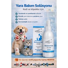 Simply Line Mantawound Care Kedi & Köpek Yara Bakım Solüsyonu 100 ml – Hipokloröz Asit Içeren Dermatolojik Sprey