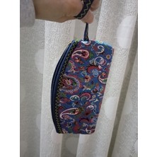 Öykücanbu Otantik Terme Kumaş Kilim Etnik Desenli Tarz Makyaj  Çantası