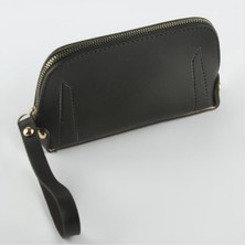 Tkçbj Siyah Dikdörtgen Deri Cüzdan Tkçbj