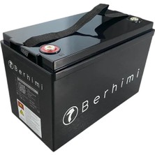 Vantobe Berhimi Compact Smart Bluetooth Lifepo4 Lityum Akü 12V 100AH IP67 Solar, Karavan, Marin