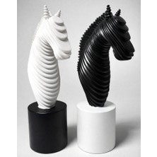 Poebgo Family's 25X14 cm Özel Tasarım Polyester At Büstü