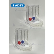 Özgürce Iki Adet Yüksek Kalite Solunum Egzersiz Cihazı Nefes Güçlendirme Seti