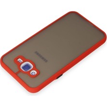 Eternal Trend  Samsung Galaxy J7 Kılıf Montreal Silikon Kapak - Kırmızı 95421