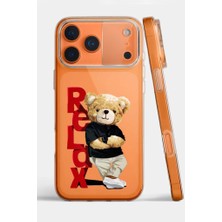 3gen Case Iphone 17 Pro Max Kılıf Desenli Şeffaf Silikon Kılıf Relax