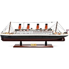 Poebgo Family's Özel Tasarım Ahşap Işıklı Titanik Gemi - Model 2