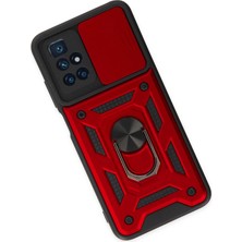 Eternal Trend  Xiaomi Redmi 10 2022 Kılıf Pars Lens Yüzüklü Silikon - Kırmızı 95421