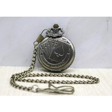 Pazarcan Oyun Kartı Tasarımlı Köstekli Saat