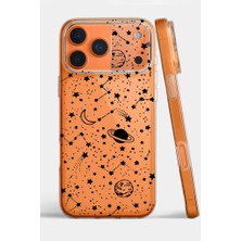 3gen Case Iphone 17 Pro Max Kılıf Desenli Şeffaf Silikon Kılıf Siyahgezegen