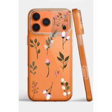 3gen Case Iphone 17 Pro Max Kılıf Desenli Şeffaf Silikon Kılıf Yaprak1