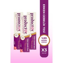 Özgürce Sağlık ve Güvenle Kullanabileceğiniz 3'lü Erken Gebelik Testi Seti