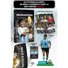 Parodi Yayınları Maradona Futbolcu Kitabı - 3D Biblo, 8'li Futbolcu Kartı, Dev Poster, Hareketli Kart Hediyeli Set