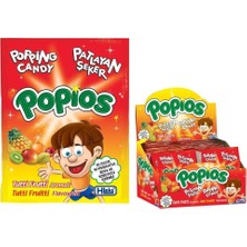 Helia Studio 1 Kutu 40 'lı Tutti Frutti Aromalı Patlayan Pat Pat Şeker - Nostalji Patpat Şekerleme