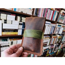 Mahfuz Gerçek Deri Özel Kalemleriniz Için Kalemlik Kalem Kutu ( 5*6 Kalem Için ) 28 cm \ 9.5 cm NLU323