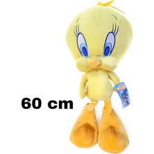 Direkstoktan Looney Tunes Lisanslı Dev Tweety Peluş - 60 cm - Bir Kedi Gördüm Sanki