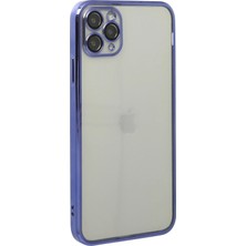 Eternal Trend  iPhone 11 Pro Kılıf Razer Lensli Silikon - Mor 95421