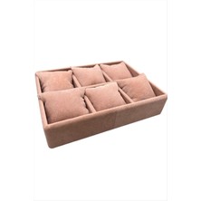 Tkçbj 6'lı Anfora Kumaş Yastıklı Tabla Tkçbj