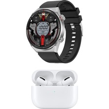 Normadia Iphone 12 Pro/max, Akıllı Saat, Bluetooth Görüşme, Siri Kontrol, Gopods Kulaklık