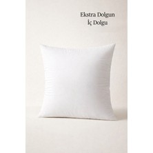 Shopyteks Kare Tekli 42X42 Kırlent Iç Yastığı %100 Silikon Dolgu 400GR Dolgun ve Formunu Koruyan Iç Dolgu