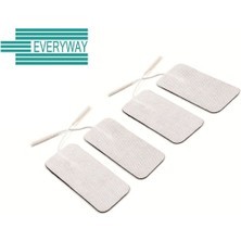 Özgürce Geniş Tens Elektrodu Pedi, 5X10 Cm, 4'lü Paket, Yedek Pedi