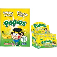 Helia Studio 1 Kutu 40 'lı Muz Aromalı Patlayan Pat Pat Şeker - Nostalji Patpat Şekerleme