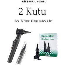 Özgürce Tek Kullanımlık Otoskop Ucu El-Duvar Tipi 2,5 Mm, 200 Adet Set