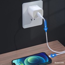 Eternal Trend  C69D 20W + 1m 18W DC15 Type-C To Type-C Kablolu Pd Şarj Cihazı 95421