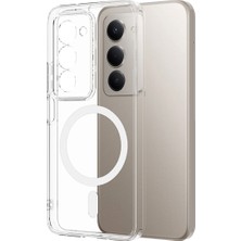 FitCase Xiaomi Redmi 15 Kılıf Combo Seri Magsafe Özellikli Sararmaz Sert Şeffaf Kapak