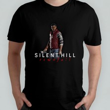 Pixxa Silent Hill Townfall Unisex %100 Pamuklu Bisiklet Yaka T-Shirt