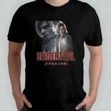 Pixxa Resident Evil 9 Requiem  Unisex %100 Pamuklu Bisiklet Yaka T-Shirt Model 3
