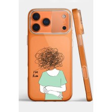3gen Case Iphone 17 Pro Uyumlu Desenli Şeffaf Silikon Kılıf