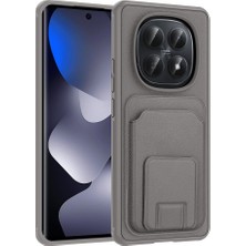 Teleplus Xiaomi Redmi Note 15 4g Kılıf Kartlıklı Standlı Square Folding Kılıf