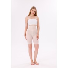 Moda Dua Freshness 0007 Lazer Kesim Tül Yüksek Bel Şort Korse