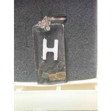 Miina Aksesuar Epoksi Isminize Özel Harf Anahtarlık