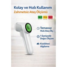 Özgürce Pratik ve Hijyenik Temassız Ateş Ölçer, Hızlı ve Güvenilir Ölçüm Sağlar