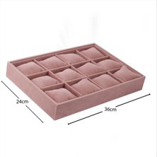 Tkçbj 12'li Anfora Kumaş Yastıklı Tabla Tkçbj