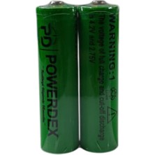 Powerdex 18650 Yeşil Kafalı Pil | 3200 Mah Yüksek Güç – Li-Ion – El Feneri Uyumlu