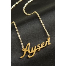 Tkçbj Ayşen Isimli Kolye (Kişiye Özel) Tkçbj