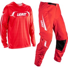 Leatt 3.5 Kırmızı Motosiklet Jersey Pantolon Takımı