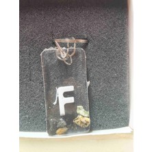 Miina Aksesuar Epoksi Isminize Özel Harf Anahtarlık