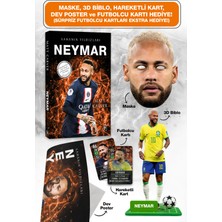 Parodi Yayınları Neymar Futbolcu Kitabı - Maske, 3D Biblo, Dev Poster, Hareketli Kart Hediyeli Set