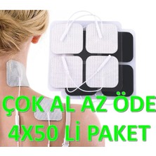 Özgürce Tens Elektrodu 5X5CM, 200 Adet Paket (4 Paket x 50) Ergonomik ve Güçlü