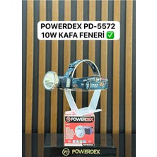 Powerdex PD-5572 Profesyonel Su Geçirmez Kafa Lambası | 10W – 1000 Lümen – 1800 Mah – Su Altında Çalışma – Type-C Şarjlı