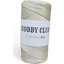 Hobby Club Premium 200 Gram Polyester Makrome Ipi 010 Kemik 2 mm - 230 Metre