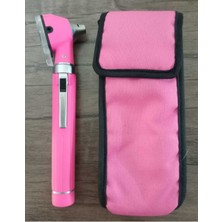 Özgürce Beyaz LED Işıklı Otoskop, Pembe Renkli ve Kolay Kullanım