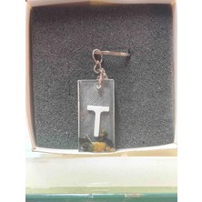 Miina Aksesuar Epoksi Isminize Özel Harf Anahtarlık