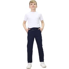 Okul Keten Pantolon Unisex Siyah, Lacivert ve Bej (Camel) Kıyafetleri Üniforması Çocuk Genç