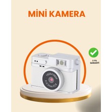 Zero Land Snmswrld Kompakt Mini Kamera Retro Tasarım 128GB Hafıza 1080P Video