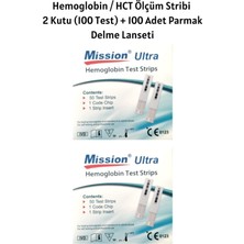 Özgürce Ultra Hemoglobin ve Hct Test Stribi Seti, 100 Test + 100 Lanset