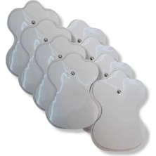 Özgürce 8'li 8x5 cm Çıtçıtlı Tens Pedi Seti, Güçlü ve Güvenilir Elektrik Tedavisi