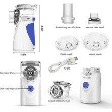 Özgürce Taşınabilir Nebülizatör, Hafif ve Kullanışlı, Sağlıklı Solunum Destekçisi